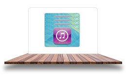 Four $25 Apple Gift Cards