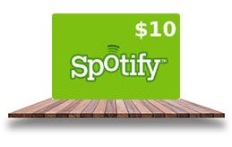$10 Spotify Card
