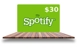 $30 Spotify Card